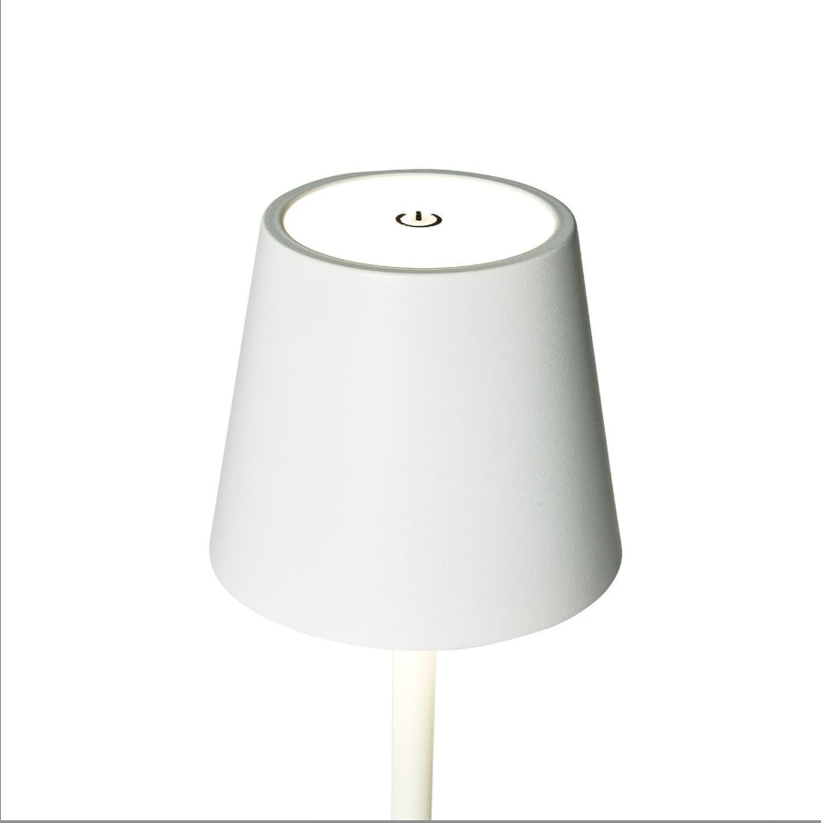 White Adjustable Cordless Lamp