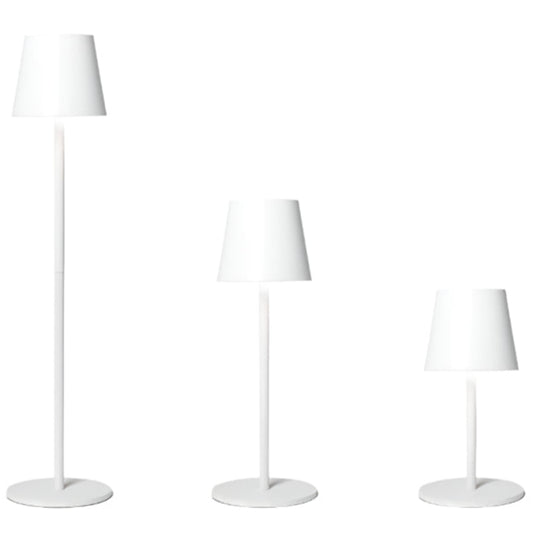 White Adjustable Cordless Lamp