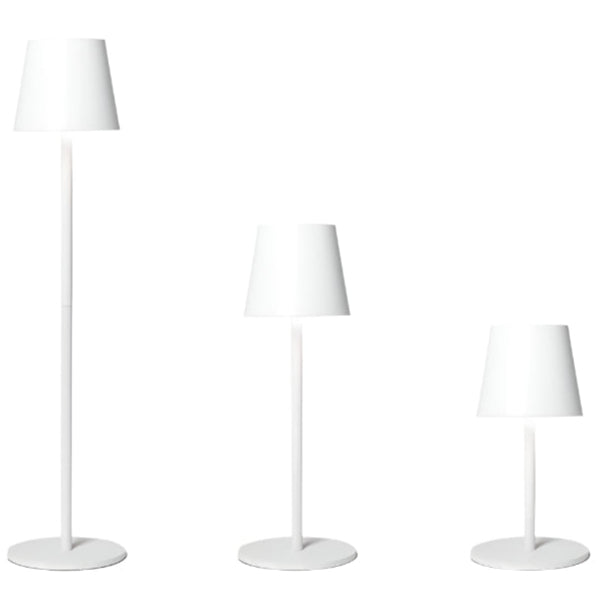 White Adjustable Cordless Lamp