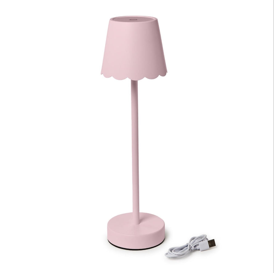 Pink Cordless LED Lamp