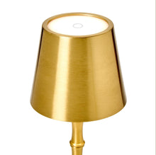 Load image into Gallery viewer, Gold Bamboo Cordless Lamp
