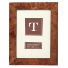 Load image into Gallery viewer, Dark Burled Wood Picture Frame
