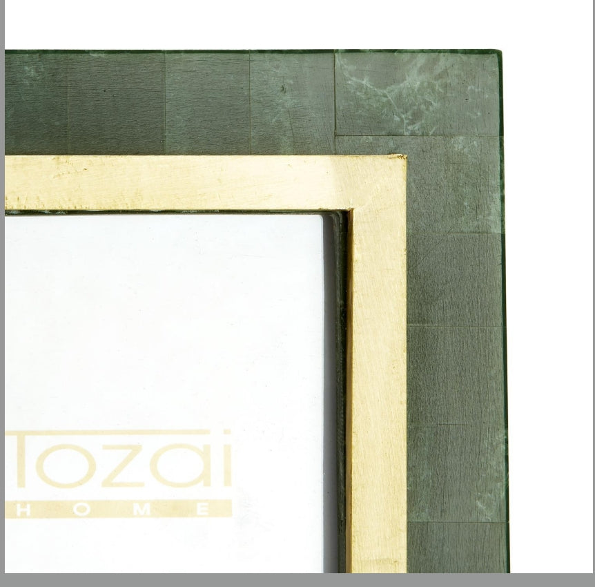 Green and Gold Photo Frame