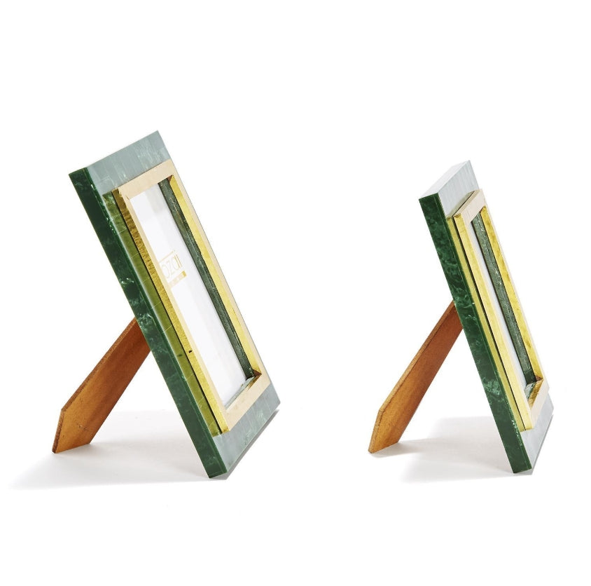 Green and Gold Photo Frame