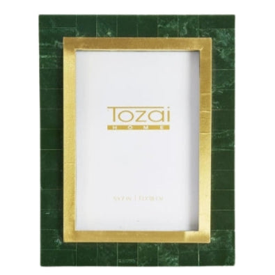 Green and Gold Photo Frame
