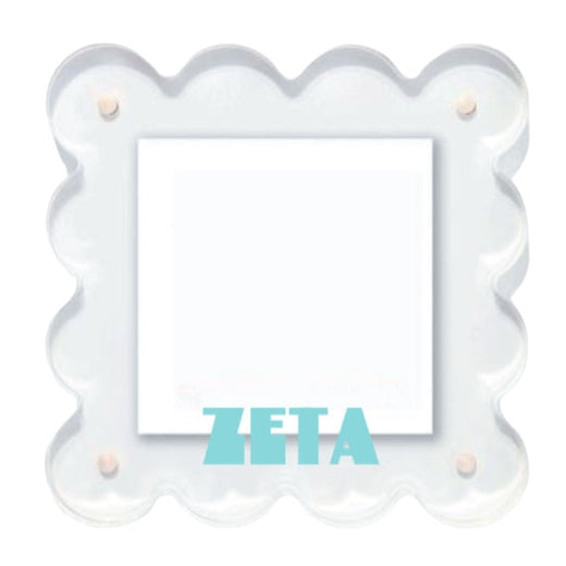 Sorority Scalloped Acrylic Frame