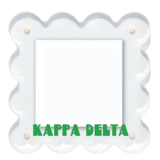 Sorority Scalloped Acrylic Frame