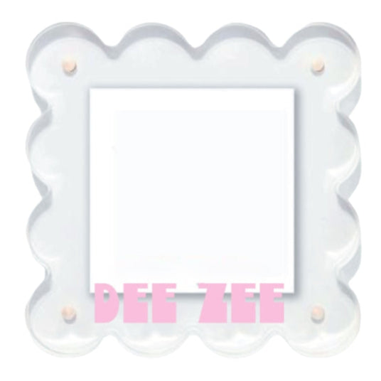 Sorority Scalloped Acrylic Frame