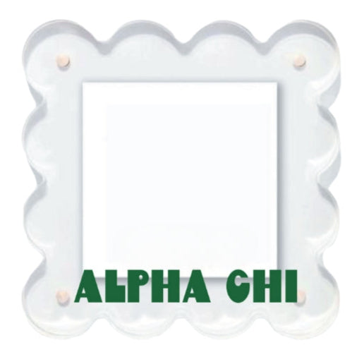 Sorority Scalloped Acrylic Frame