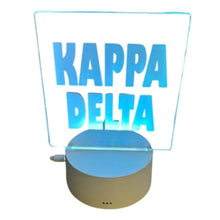 Load image into Gallery viewer, Sorority LED Nightlight with Remote

