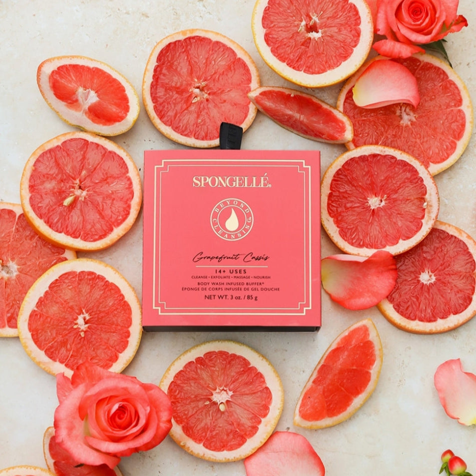 Spongellé Grapefruit Cassis Boxed Flower