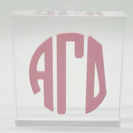 Sorority Acrylic Paperweight