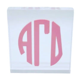 Sorority Acrylic Paperweight