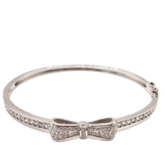 Silver Bow Bracelet