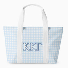 Load image into Gallery viewer, Sorority Gingham Tote Bag
