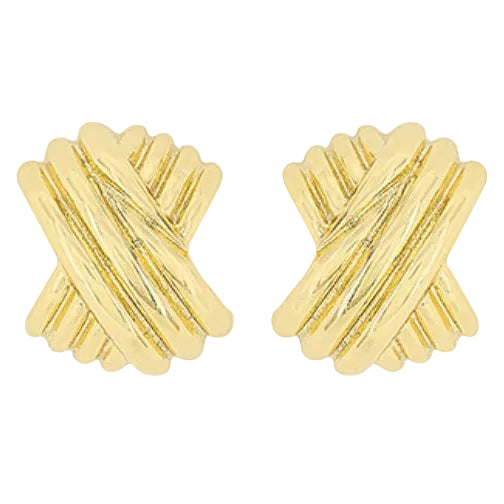 X Shaped  Earrings