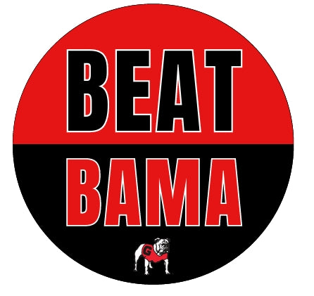 Beat . . . Red and Black Button