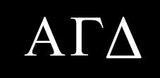 Greek Letter Decal Sticker