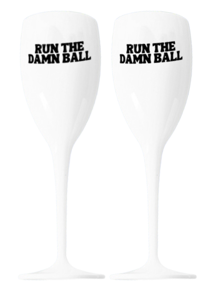 Champagne Flute: Run the Damn Ball