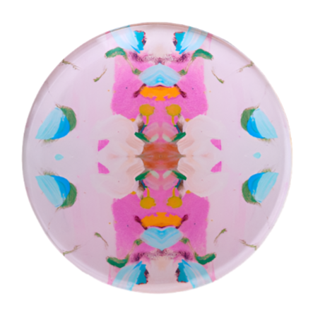 Monets Garden Pink Coaster | Laura Park Designs x Tart