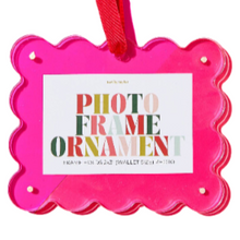 Load image into Gallery viewer, Picture Frame Mini Ornament: Sugar Plum Pink
