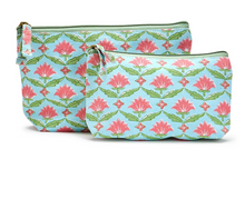 Load image into Gallery viewer, Floral Block Print Pouch Sets
