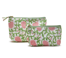 Load image into Gallery viewer, Floral Block Print Pouch Sets
