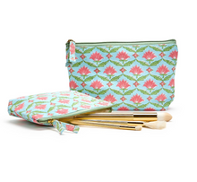 Load image into Gallery viewer, Floral Block Print Pouch Sets
