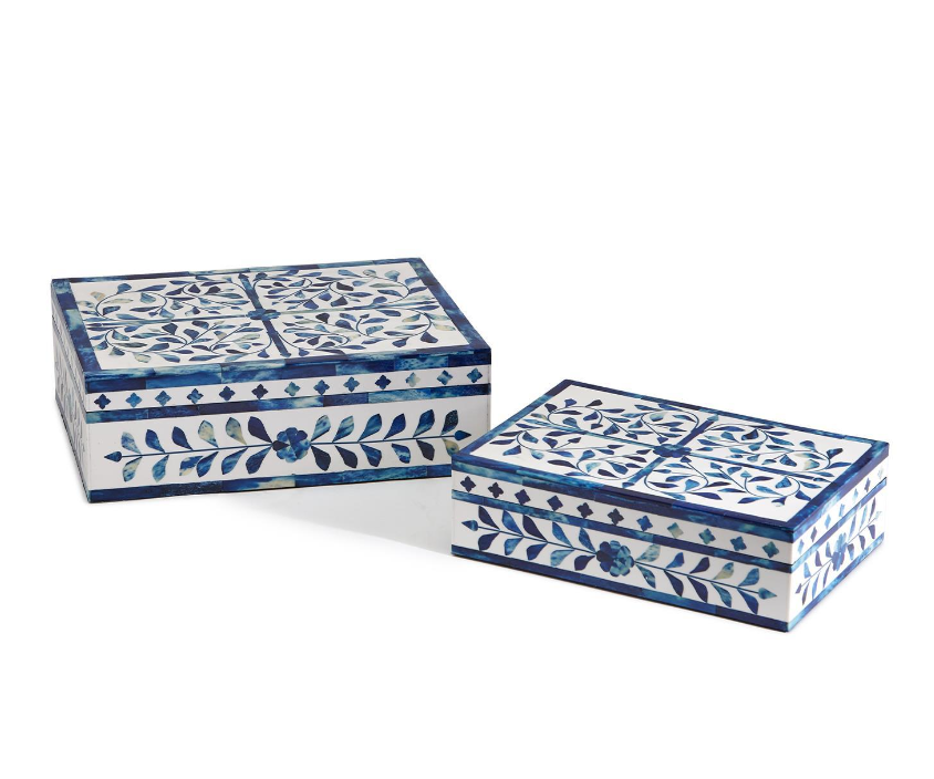 Jaipur Palace Blue & White Box