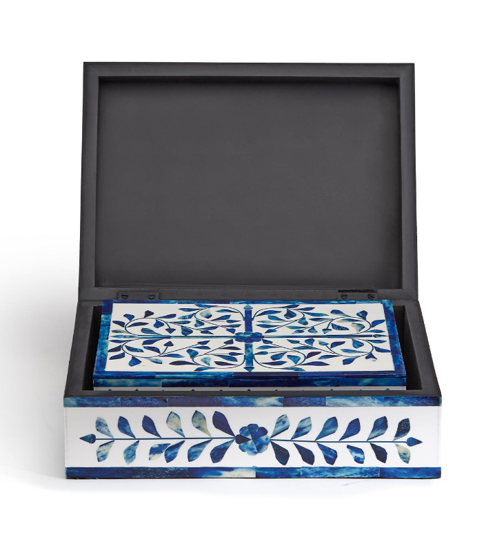 Jaipur Palace Blue & White Box