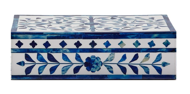 Jaipur Palace Blue & White Box