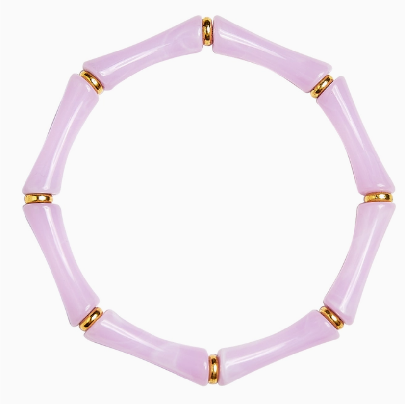 Lucy Acrylic Bamboo Bracelet