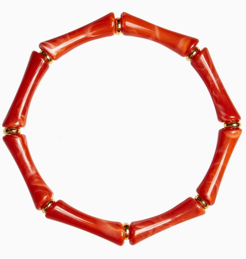 Lucy Acrylic Bamboo Bracelet