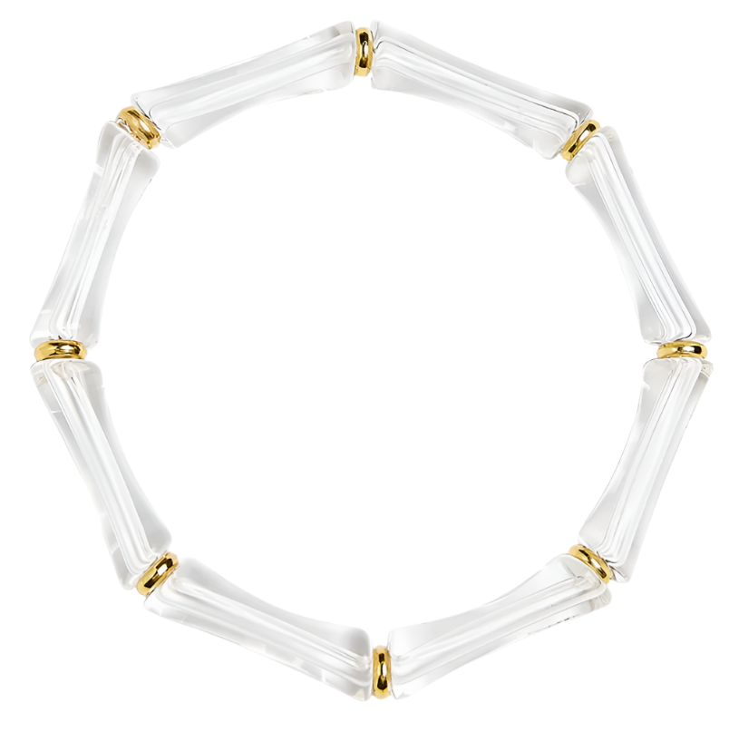 Lucy Acrylic Bamboo Bracelet