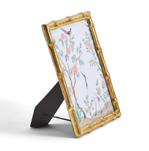 Load image into Gallery viewer, Gold Faux Bamboo Photo Frame
