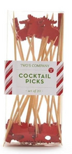 Load image into Gallery viewer, Holiday Cocktail Picks
