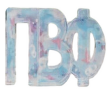 Load image into Gallery viewer, Sorority Watercolor Acrylic Shelf Letters
