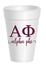 Load image into Gallery viewer, Sorority Styrofoam Cups
