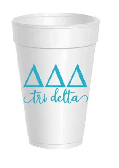 Sorority Styrofoam Cups