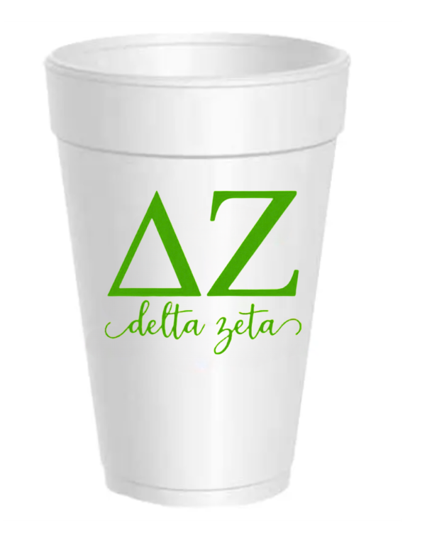 Sorority Styrofoam Cups