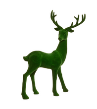 Load image into Gallery viewer, Green Flocked Deer
