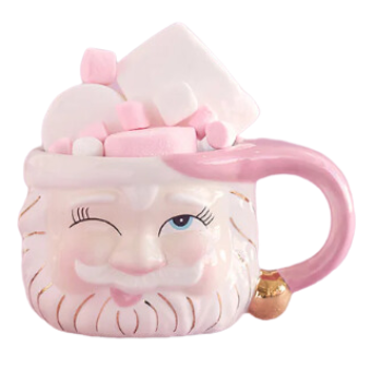 Glitterville Papa Noel Mugs