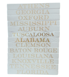 Blank Book Collegiate Towns + States