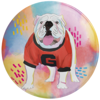 Colorful Dawg Button