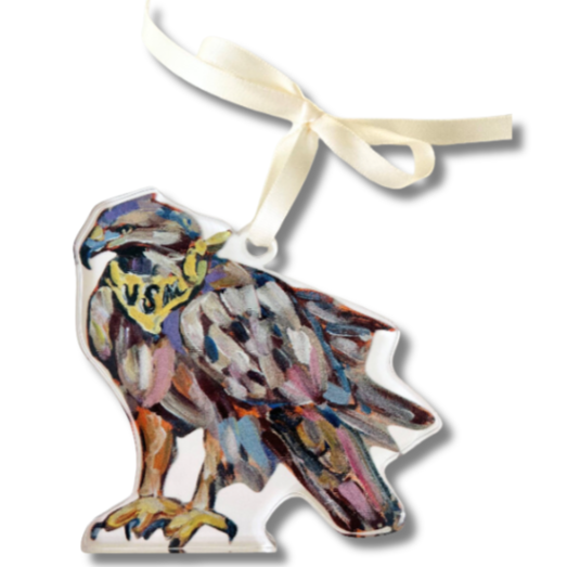 Acrylic Ornament: USM Golden Eagle