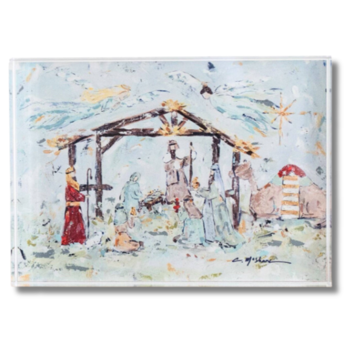 Acrylic Nativity Block