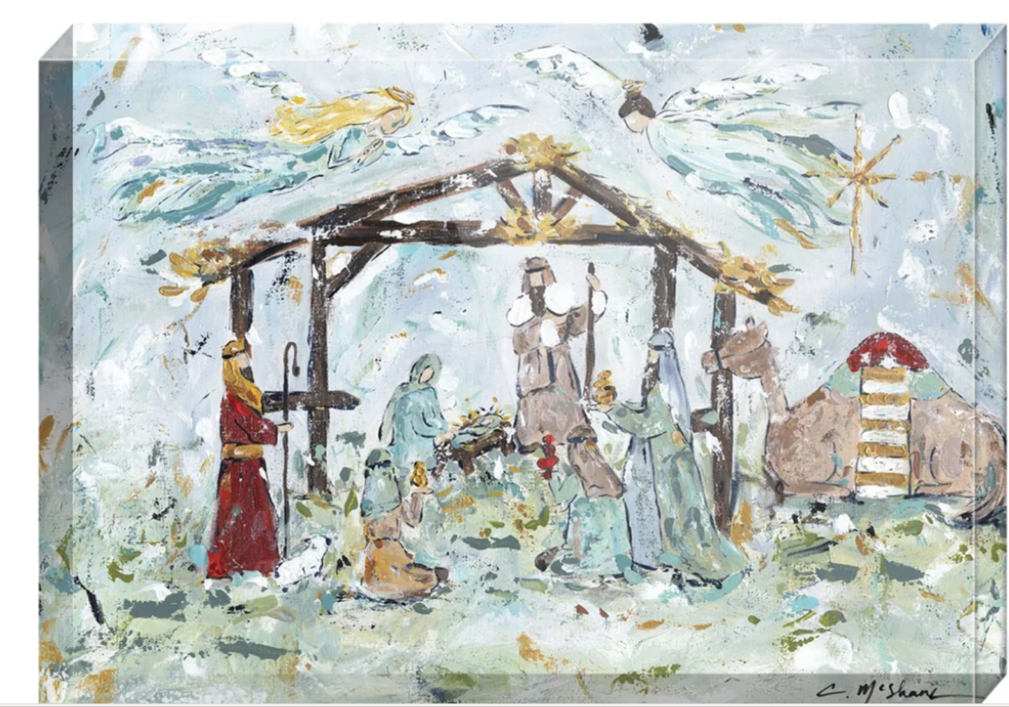 Acrylic Nativity Block
