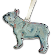 Load image into Gallery viewer, Acrylic Ornament: Frenchie White
