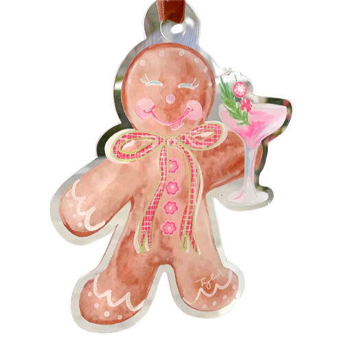 Acrylic Gingerbread Ornament