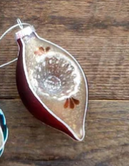 Vintage-Style Glass Reflector Ornaments